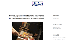 Desktop Screenshot of nobusushistl.com